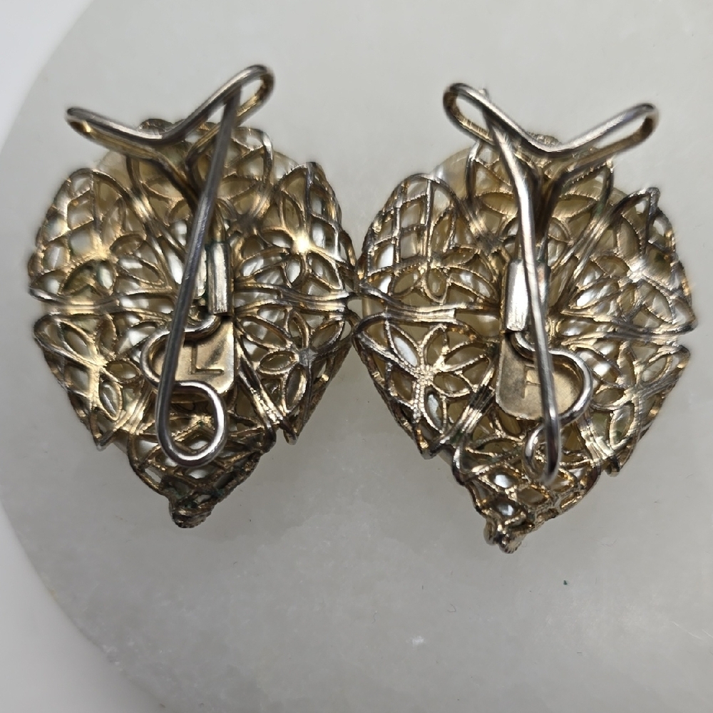 Vintage Judith Mccann Wingback Earrings View 5